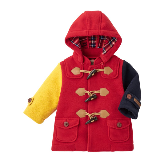 Fleece Duffle Coat -Multi