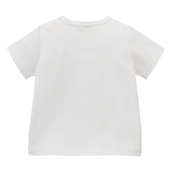Sea Island Cotton Logo Short-Sleeve Tee - WHITE