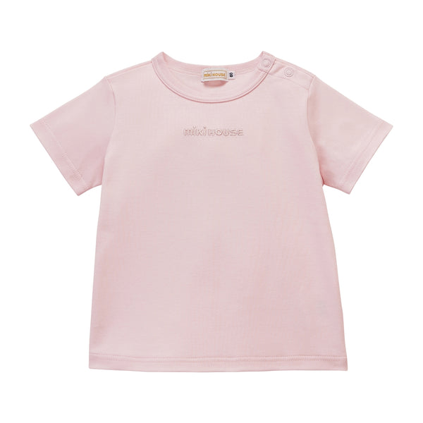 Sea Island Cotton Logo Short-Sleeve Tee - PINK