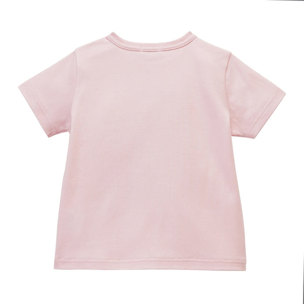 Sea Island Cotton Logo Short-Sleeve Tee - PINK