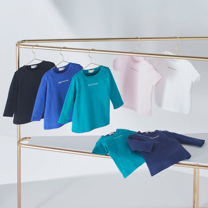 Sea Island Cotton Logo Long-Sleeve Tee