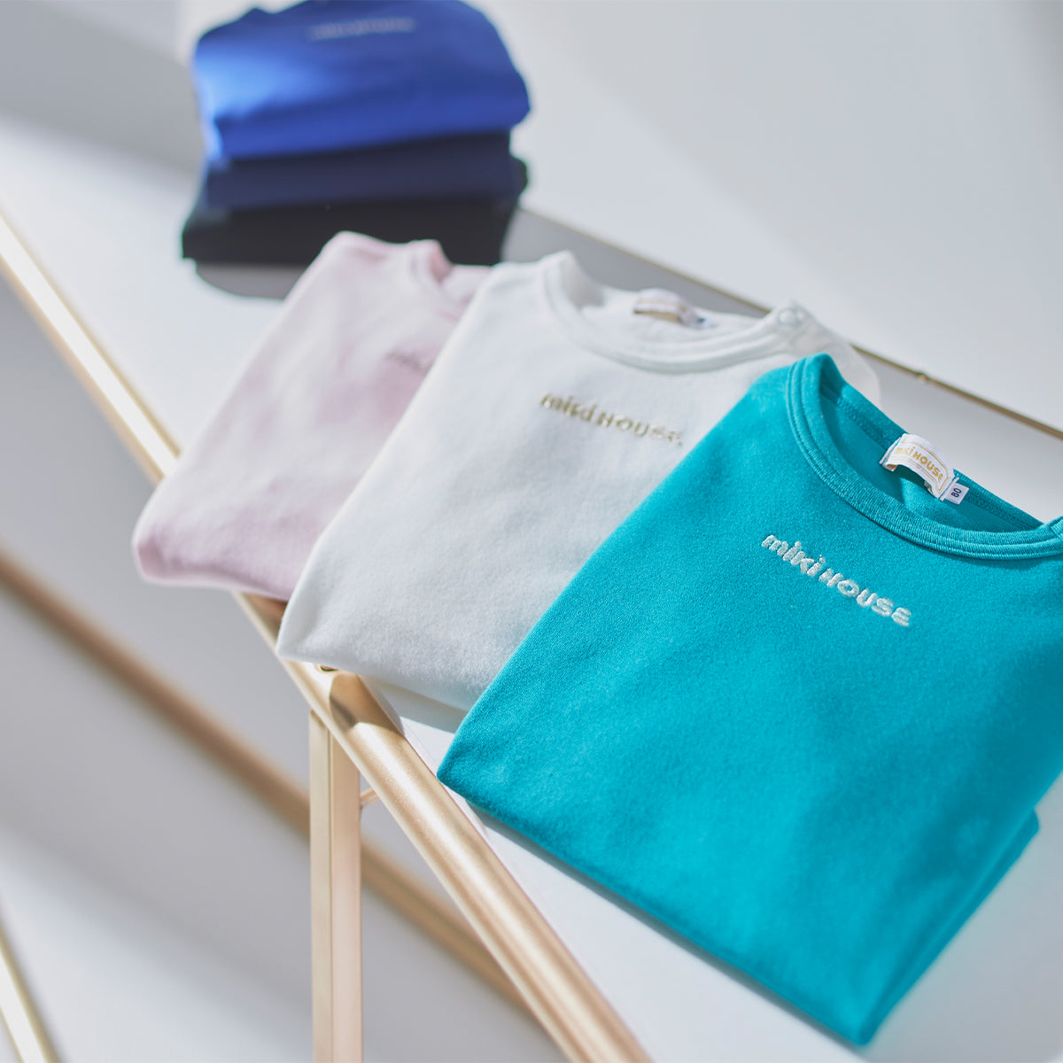 Sea Island Cotton Logo Long-Sleeve Tee