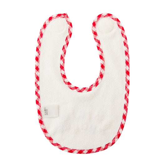 Gingham Picnic Logo Bib