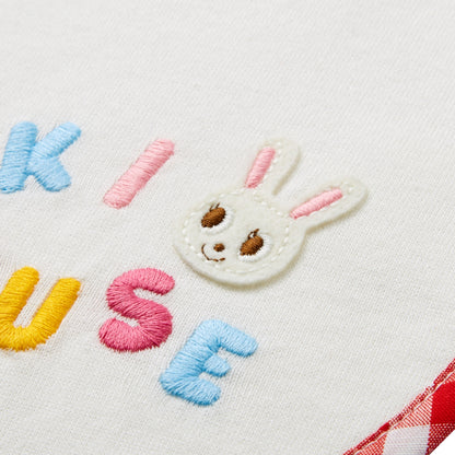 Gingham Picnic Logo Bib