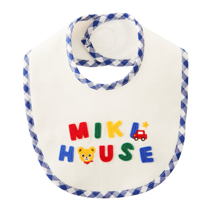 Gingham Picnic Logo Bib