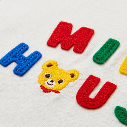 Gingham Picnic Logo Bib