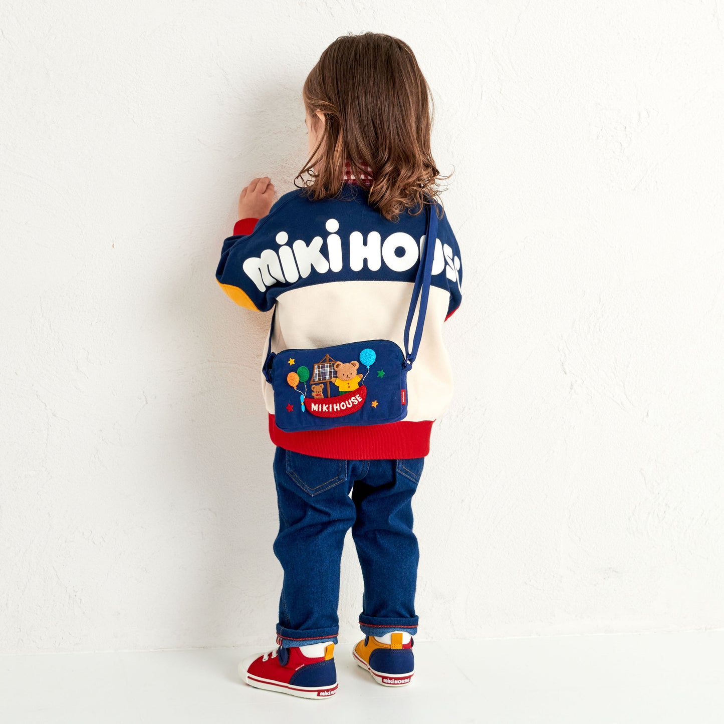 MIKI HOUSE Bear Shoulder Pouch