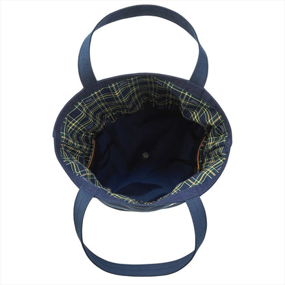 MIKI HOUSE Plaid Bucket-Style Logo Tote Bag