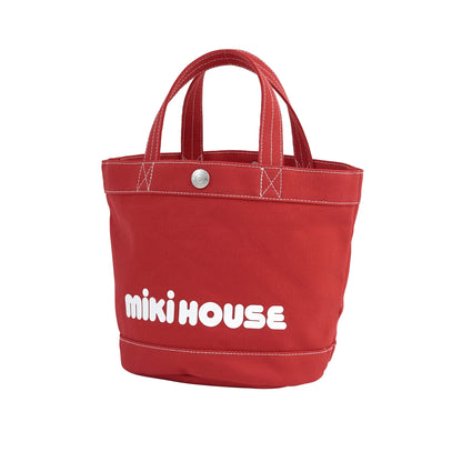 MIKI HOUSE Logo Canvas Tote Bag