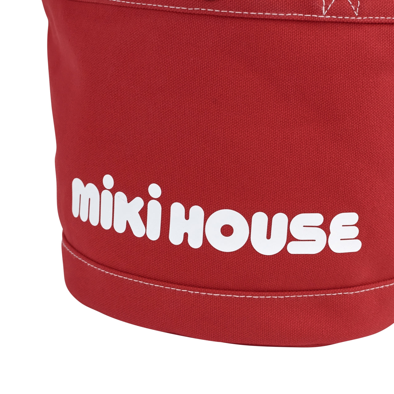 MIKI HOUSE Logo Canvas Tote Bag