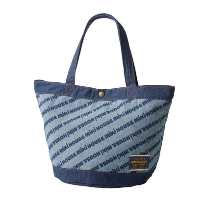 Premium Eco Denim Logo Tote Bag (Size L)