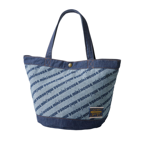 Premium Eco Denim Logo Tote Bag (Size L)