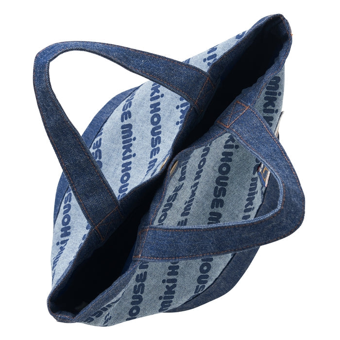 Premium Eco Denim Logo Tote Bag (Size L)
