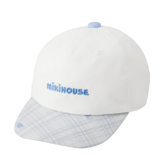 MIKI HOUSE Plaid Cap (UV Protection)