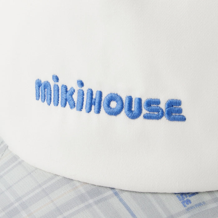 MIKI HOUSE Plaid Cap (UV Protection)