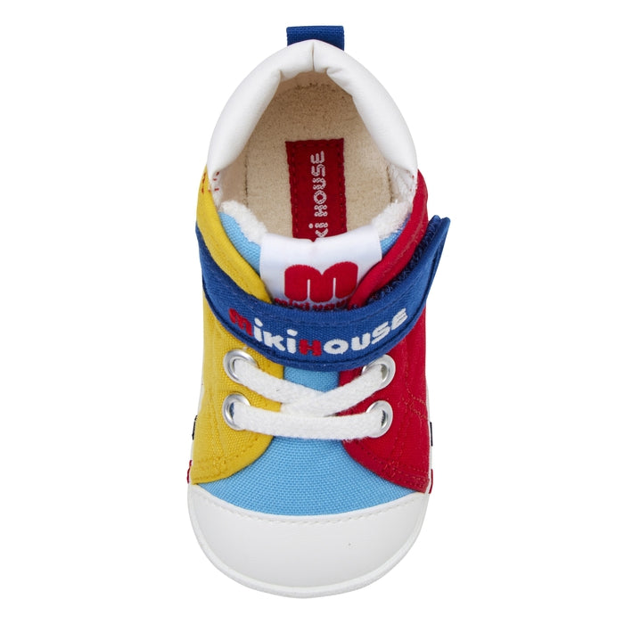 Classic High Top Color Block First Walker Shoes