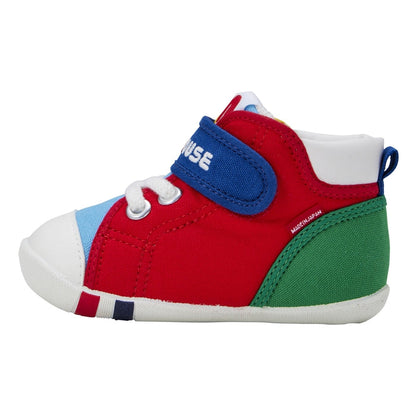 Classic High Top Color Block First Walker Shoes