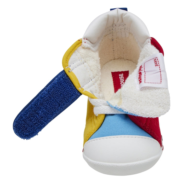 Classic High Top Color Block First Walker Shoes