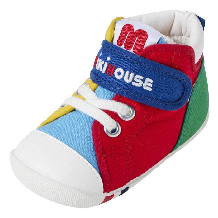 Classic High Top Color Block First Walker Shoes