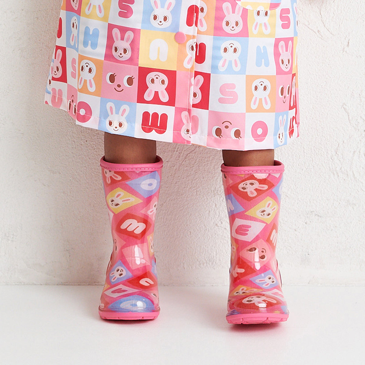 Logo Blocks Rain Boots