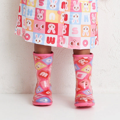 Logo Blocks Rain Boots