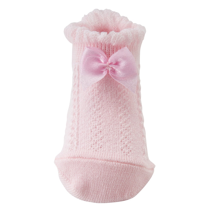 Soft Chiffon Ribbon Baby Socks