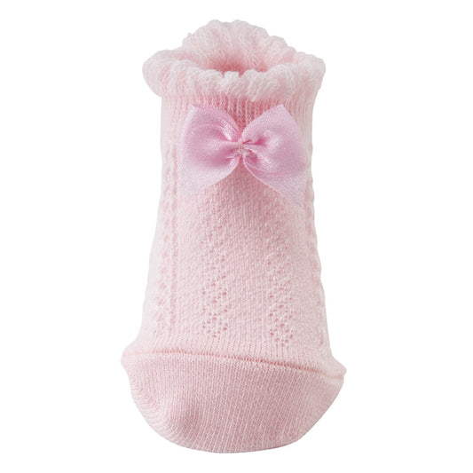Soft Chiffon Ribbon Baby Socks