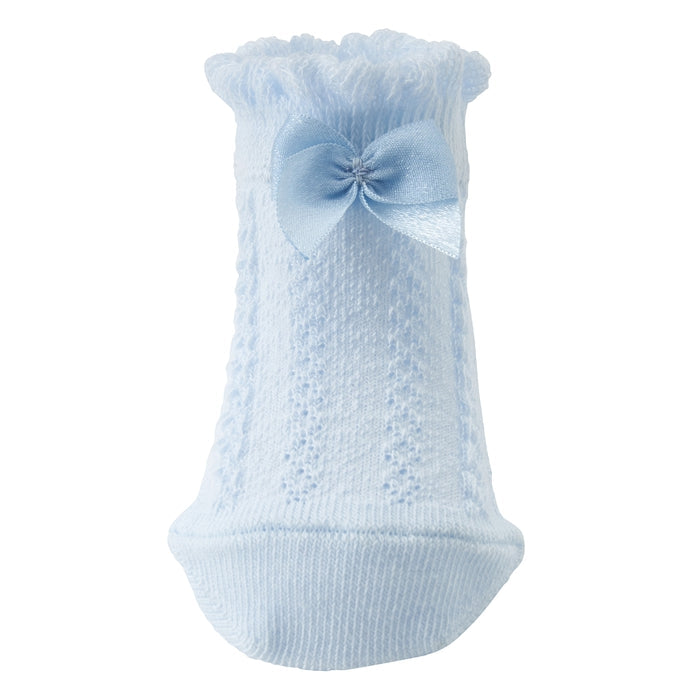 Soft Chiffon Ribbon Baby Socks