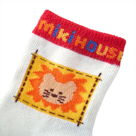 MIKI HOUSE Bear Classic Crew Socks