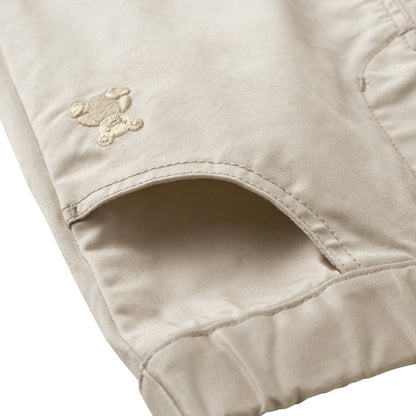 Teddy Bear Emblem Stretch Pants