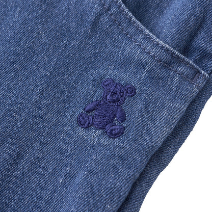 Teddy Bear Emblem Stretch Pants