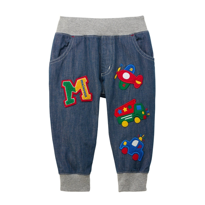 Classic MIKI HOUSE Bear Vehicle Pants