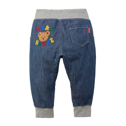 Classic MIKI HOUSE Bear Vehicle Pants
