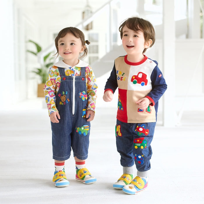 Classic MIKI HOUSE Bear Vehicle Pants