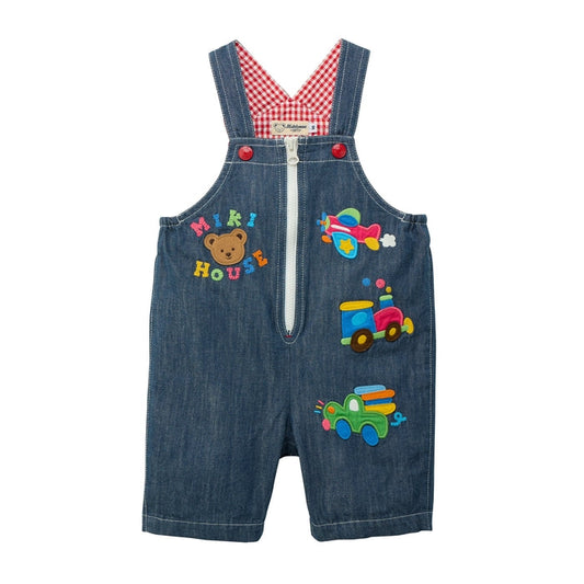 Classic MIKI HOUSE Bear Vehicle Overalls