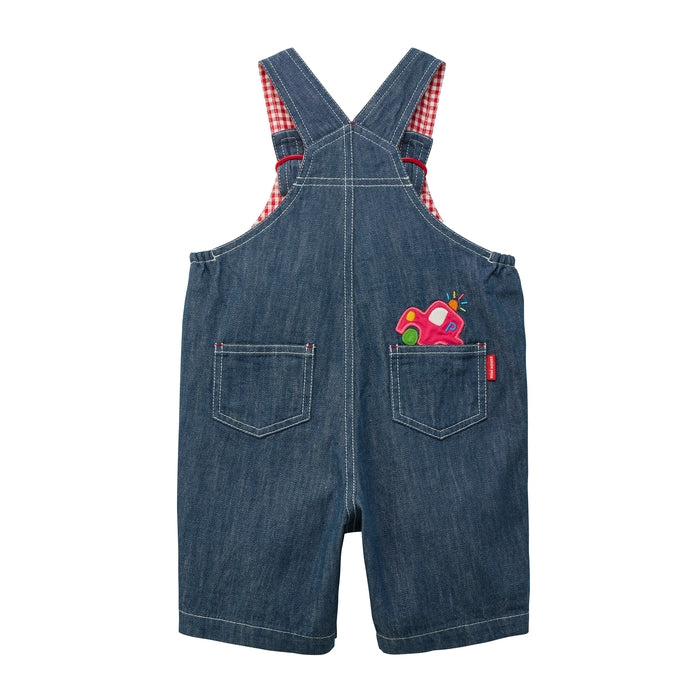 Classic MIKI HOUSE Bear Vehicle Overalls