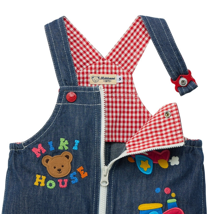 Classic MIKI HOUSE Bear Vehicle Overalls
