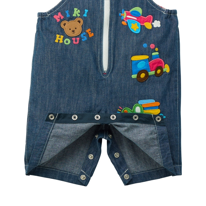 Classic MIKI HOUSE Bear Vehicle Overalls