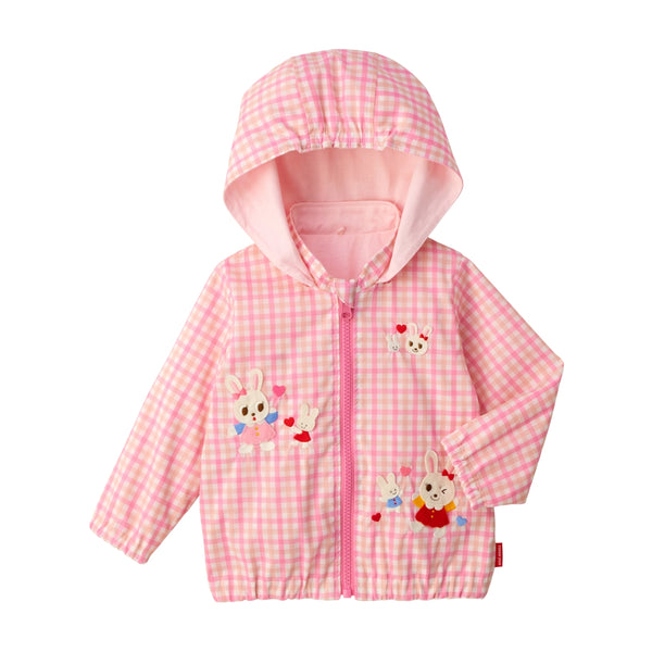 Reversible Gingham Windbreaker (UV Protection)