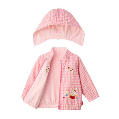 Reversible Gingham Windbreaker (UV Protection)
