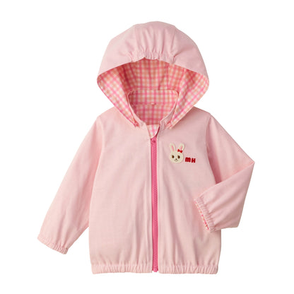 Reversible Gingham Windbreaker (UV Protection)
