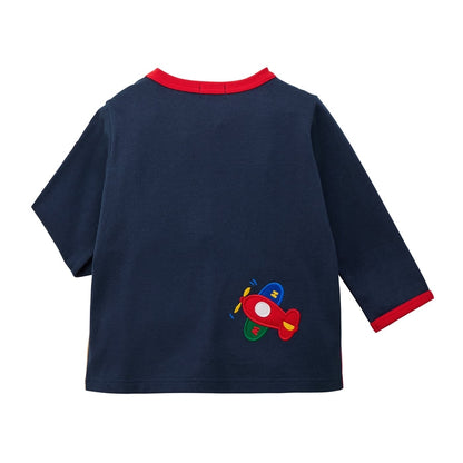 Classic MIKI HOUSE Bear Long-Sleeve Tee