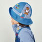 Classic MIKI HOUSE Bear Gingham Patchwork Hat (UV Protection)