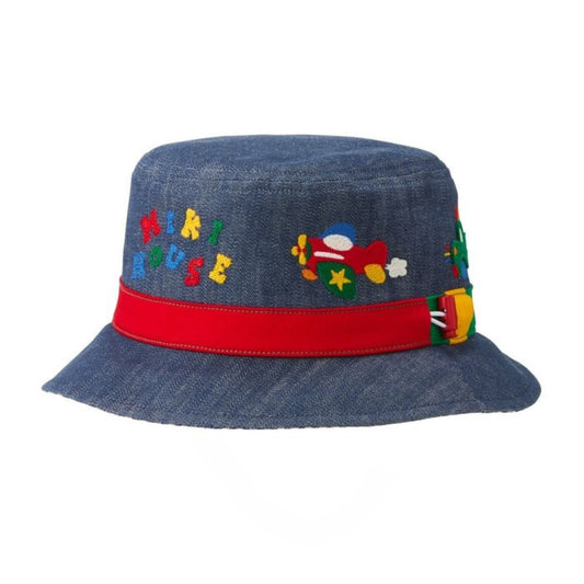Classic MIKI HOUSE Bear Toy Ride Hat (UV Protection)