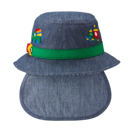Classic MIKI HOUSE Bear Toy Ride Hat (UV Protection)