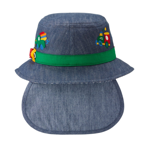 Classic MIKI HOUSE Bear Toy Ride Hat (UV Protection)