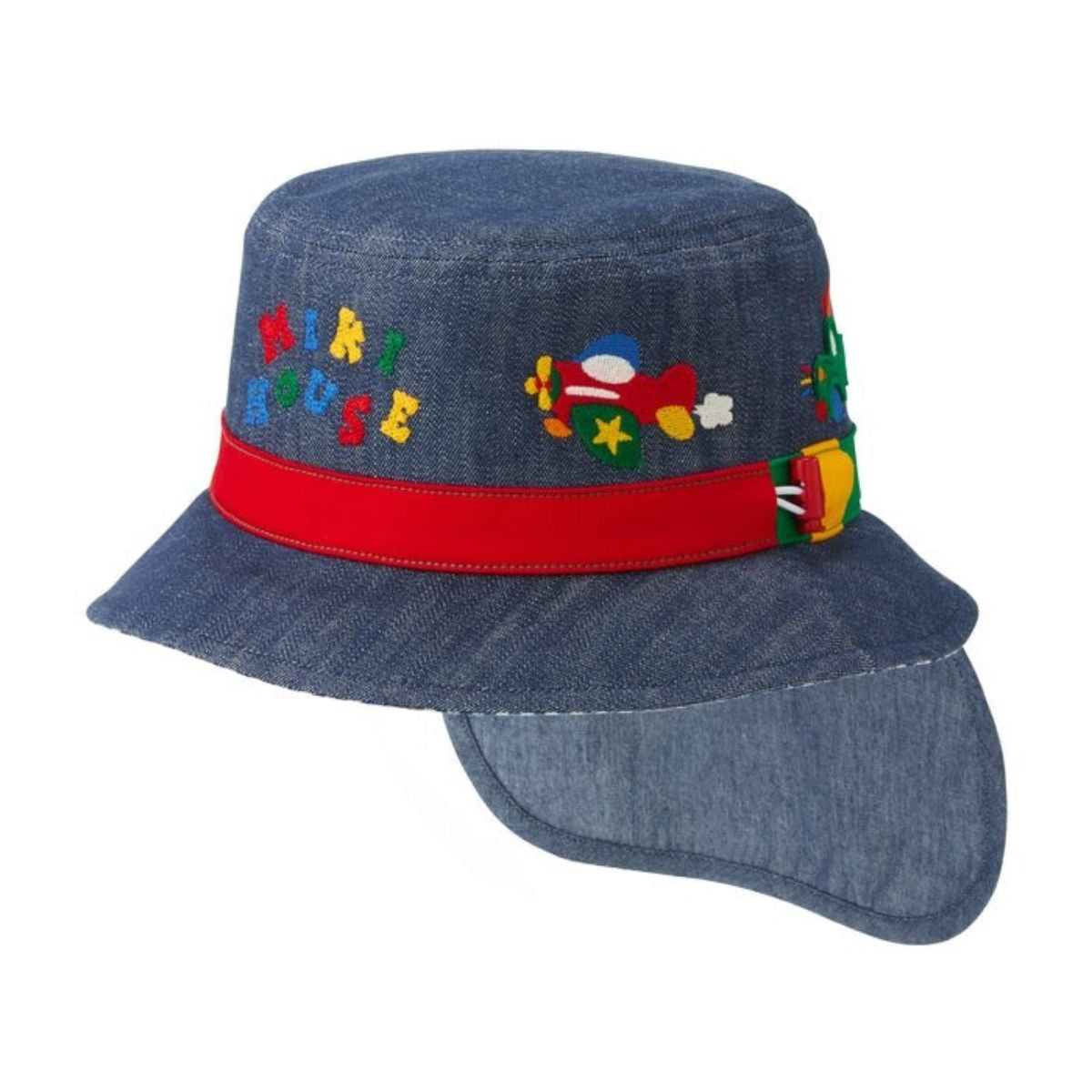 Classic MIKI HOUSE Bear Toy Ride Hat (UV Protection)