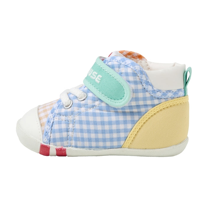 Pastel Gingham First Walker Shoes