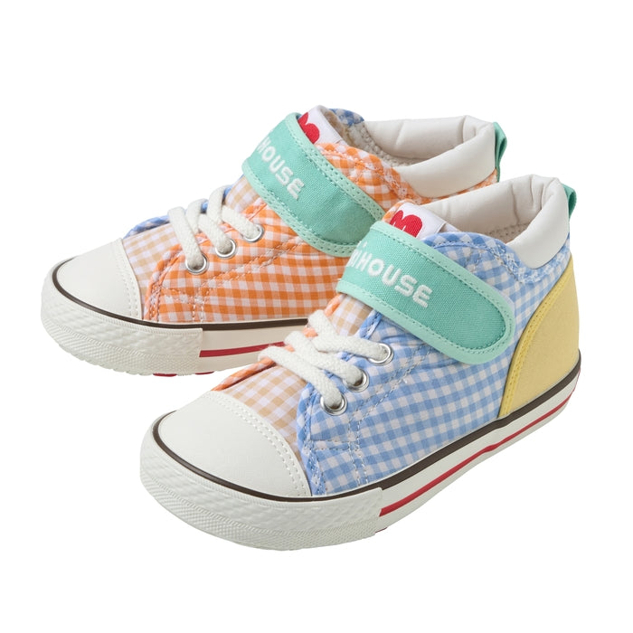 Pastel Gingham Sneakers for Kids