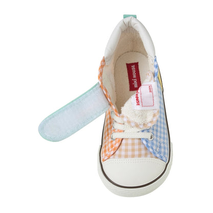 Pastel Gingham Sneakers for Kids